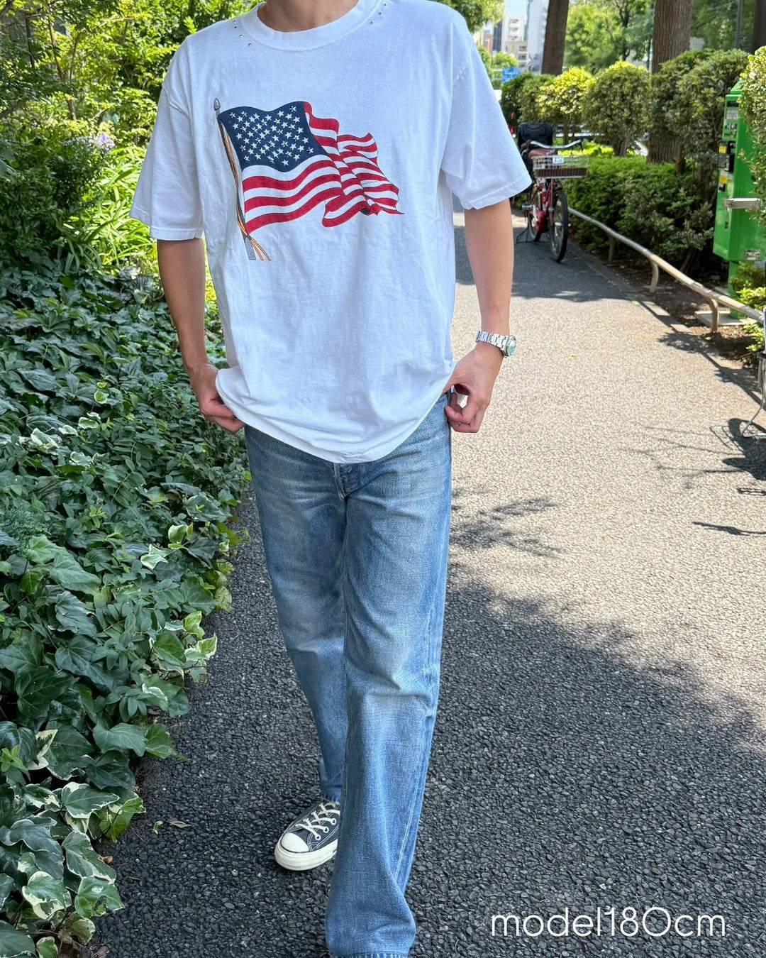 American Flag Stud Tee