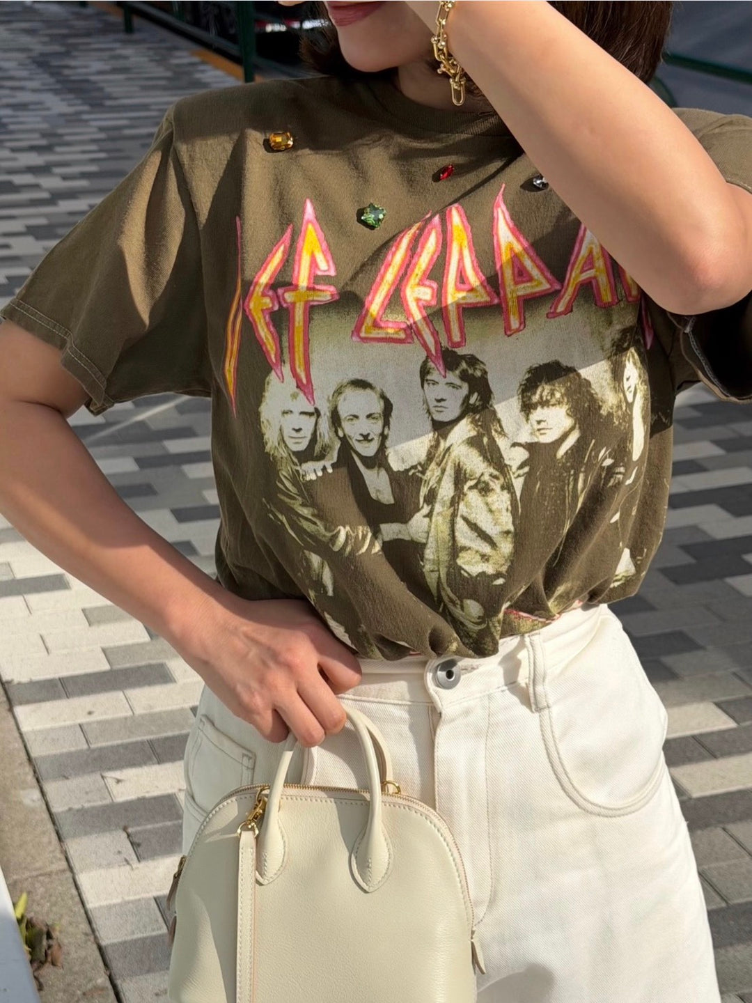 Def Leppard Vintage Jewel Tee