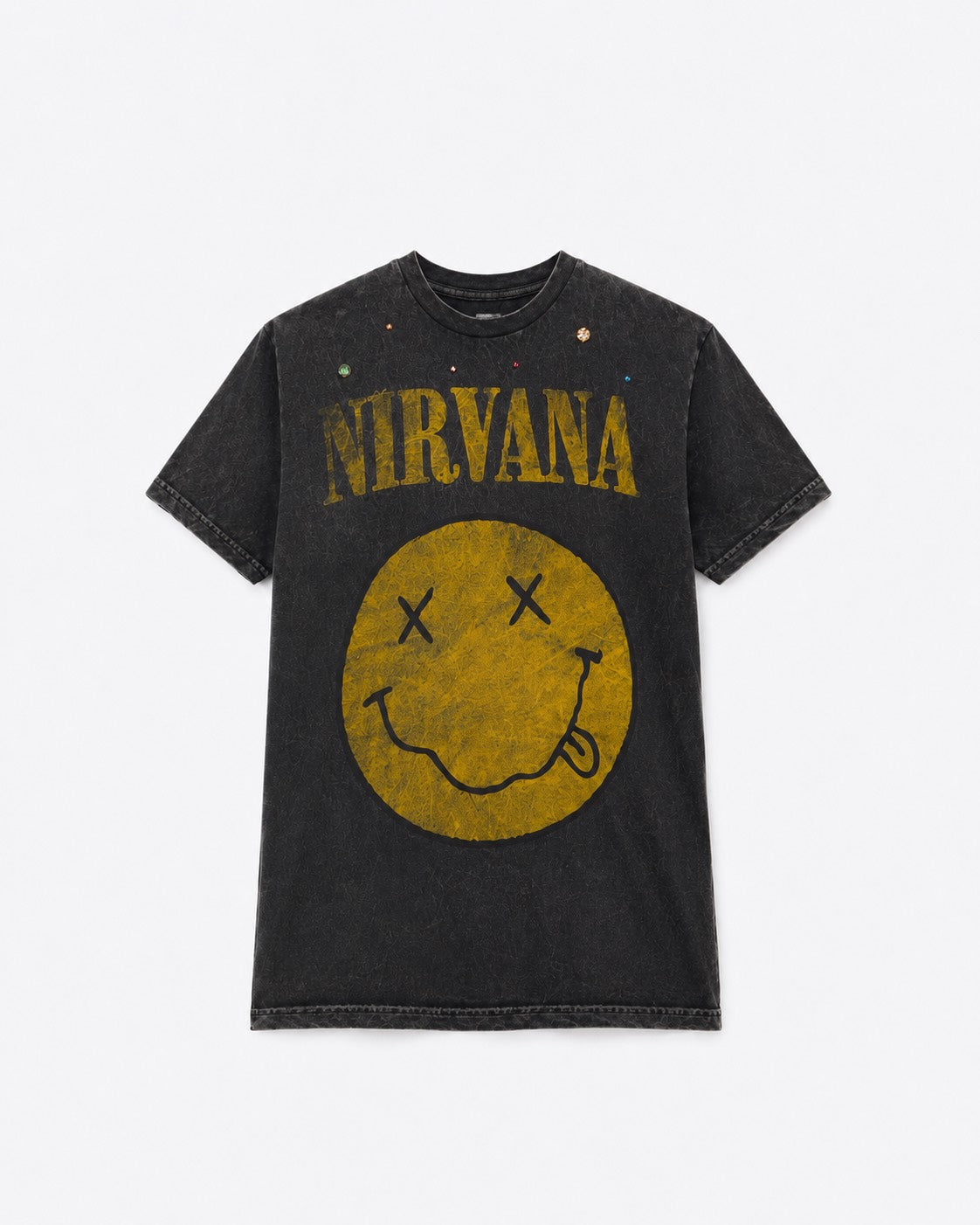 NIRVANA Crystal Dust Grace Shoulder Tee