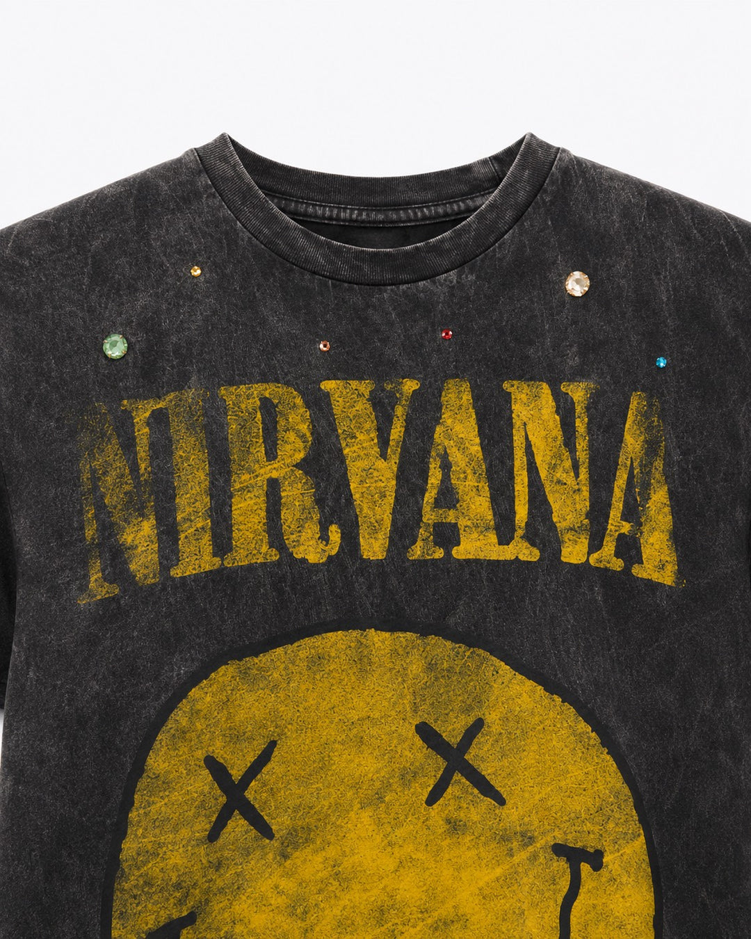 NIRVANA Crystal Dust Grace Shoulder Tee
