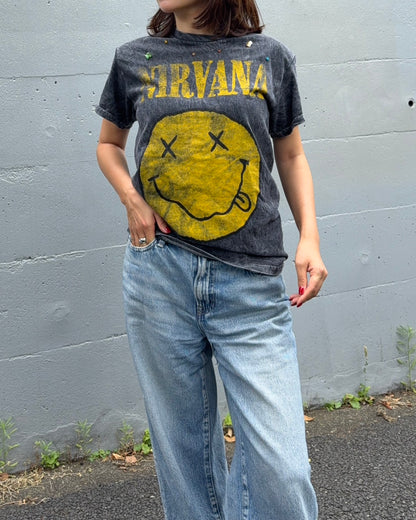 NIRVANA Crystal Dust Grace Shoulder Tee