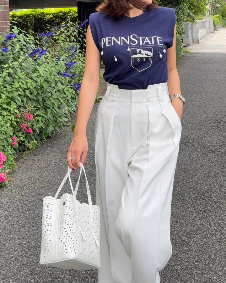 PENN STATE Pearl Grace Shoulder Top