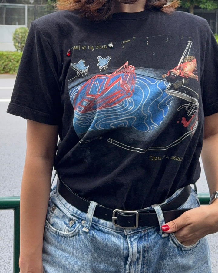 Panic! At The Disco Crystal Grace Shoulder Tee