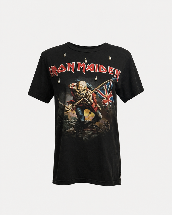 Iron Maiden Pearl Grace Shoulder Tee