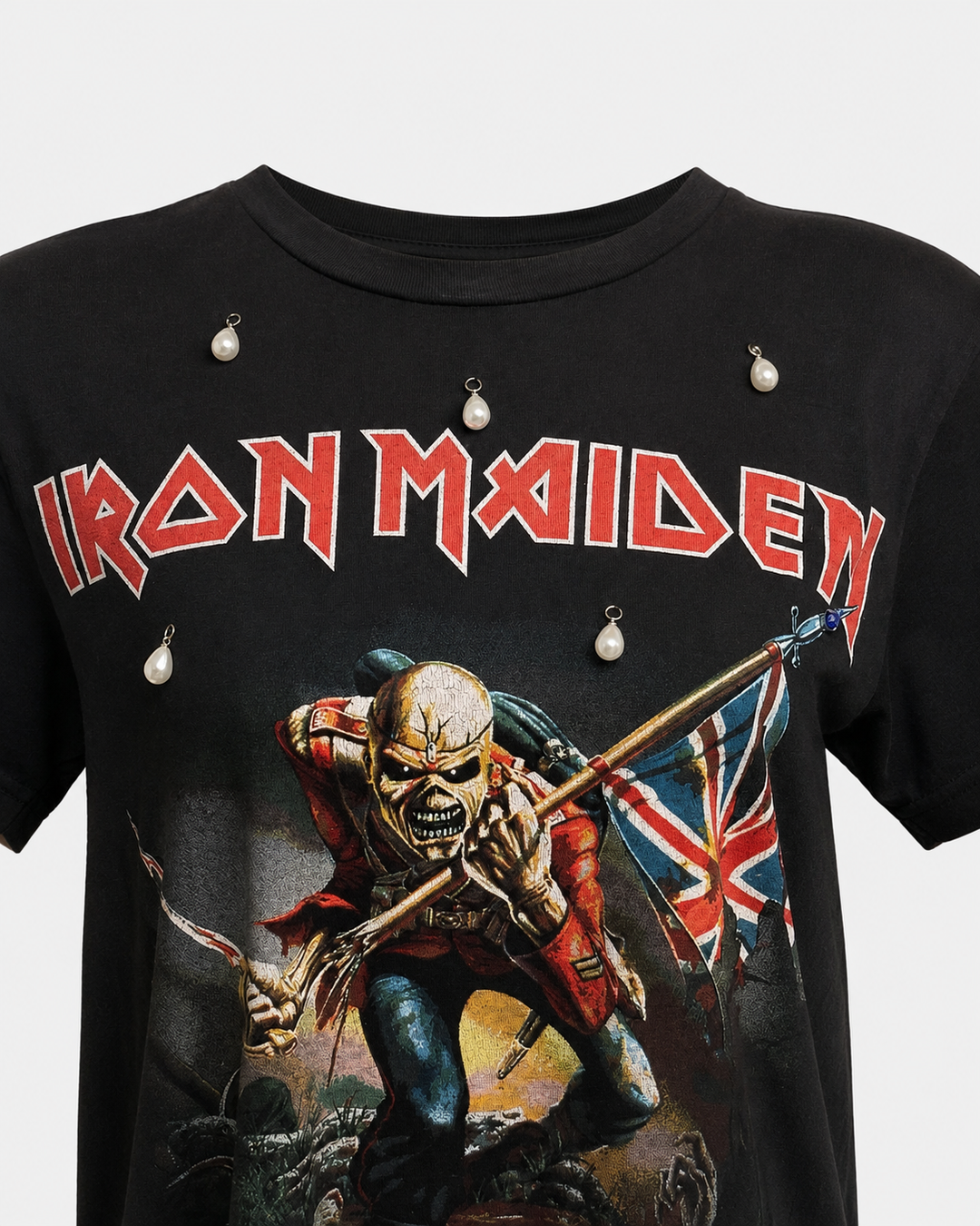 Iron Maiden Pearl Grace Shoulder Tee