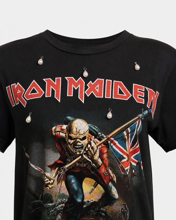 Iron Maiden Pearl Grace Shoulder Tee