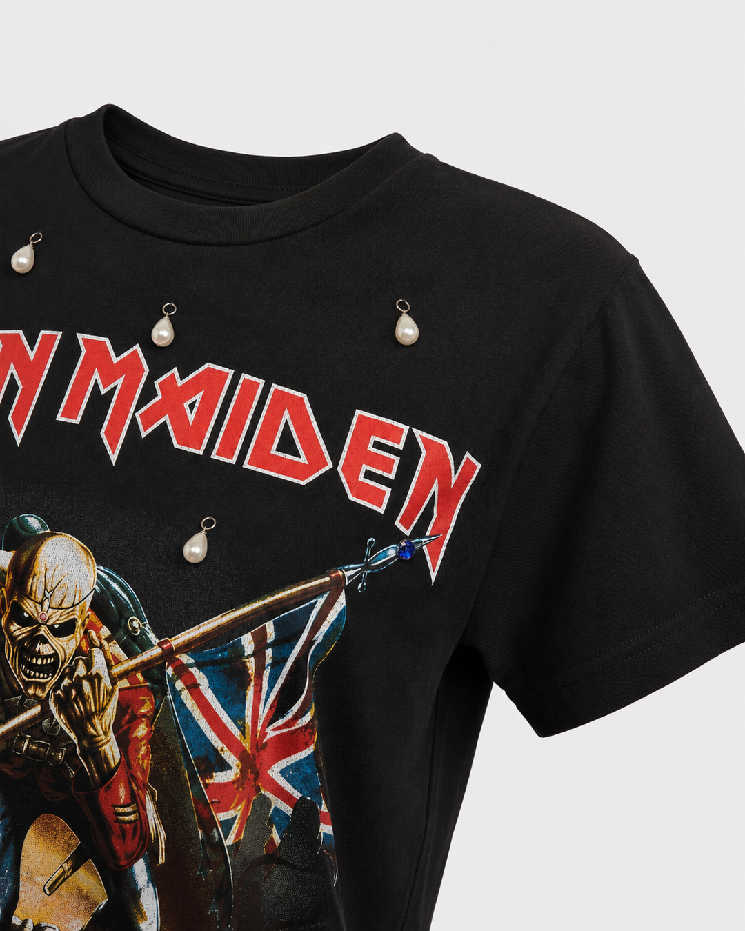 Iron Maiden Pearl Grace Shoulder Tee