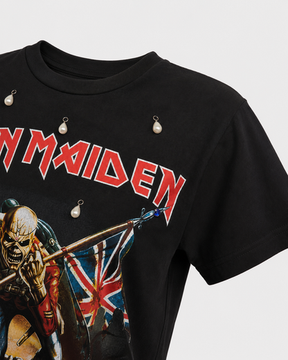 Iron Maiden Pearl Grace Shoulder Tee
