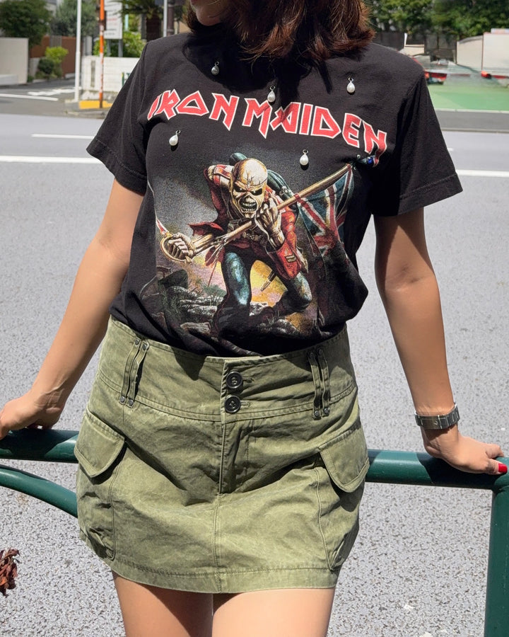 Iron Maiden Pearl Grace Shoulder Tee