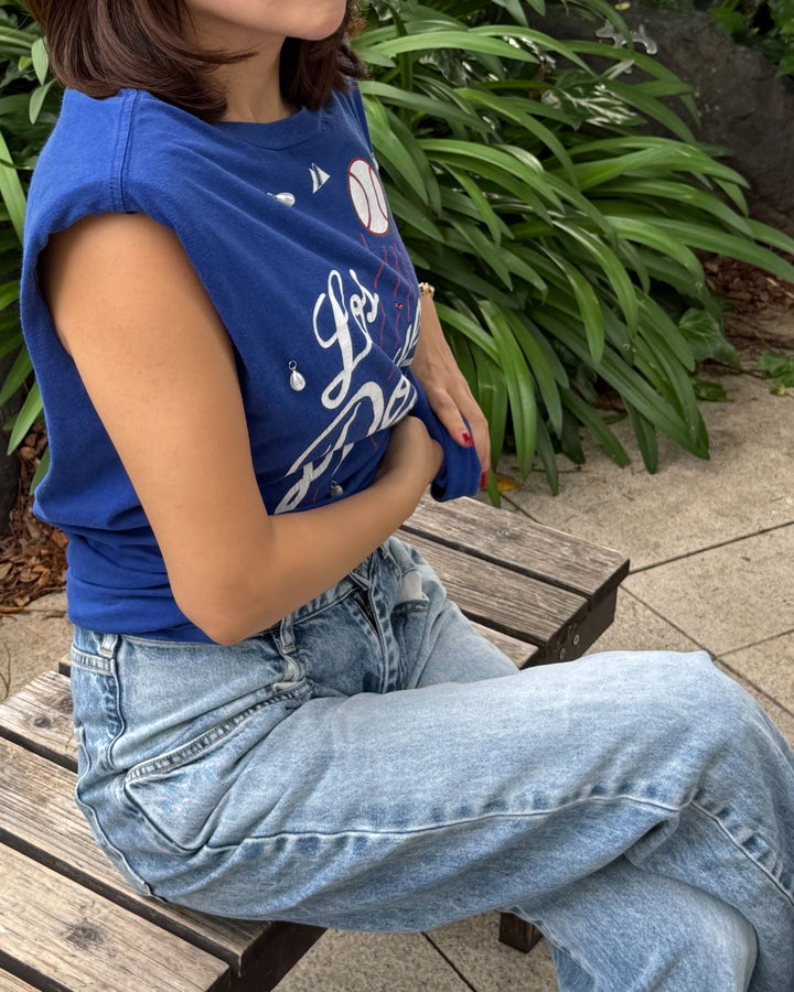 Los Angeles Dodgers Grace Shoulder Tee