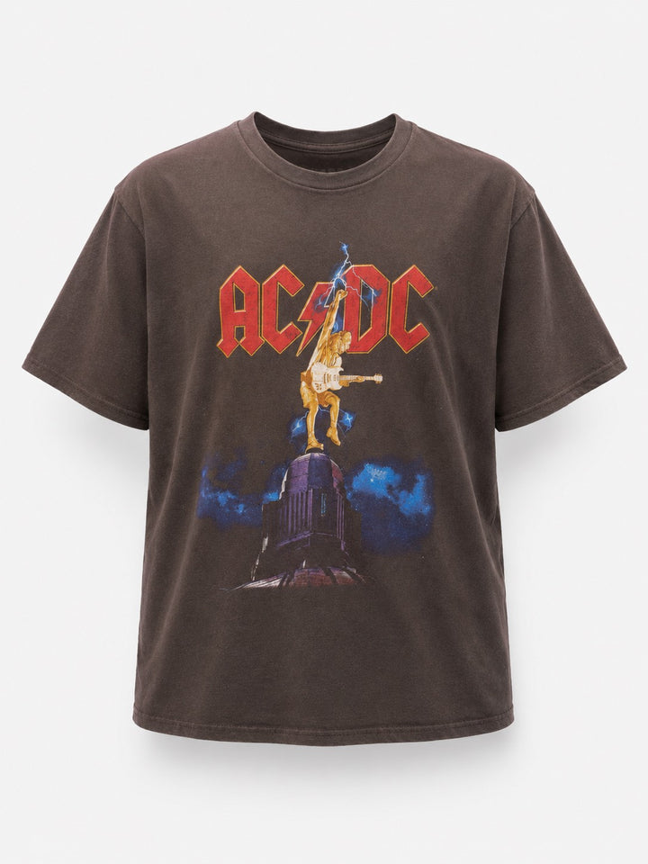 AC/DC Thunder Eyelet Tee