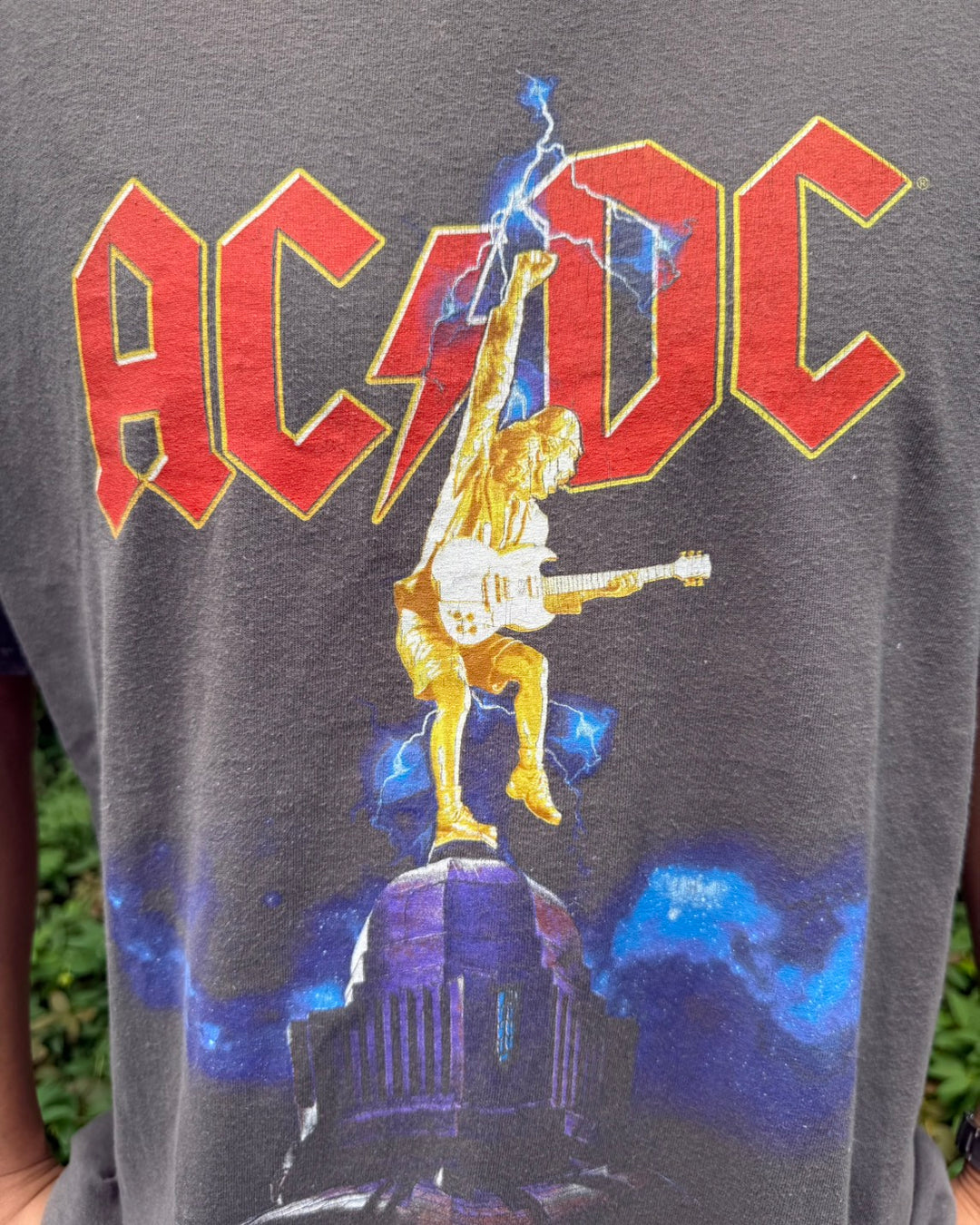 AC/DC Thunder Eyelet Tee