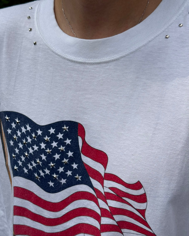 American Flag Stud Tee
