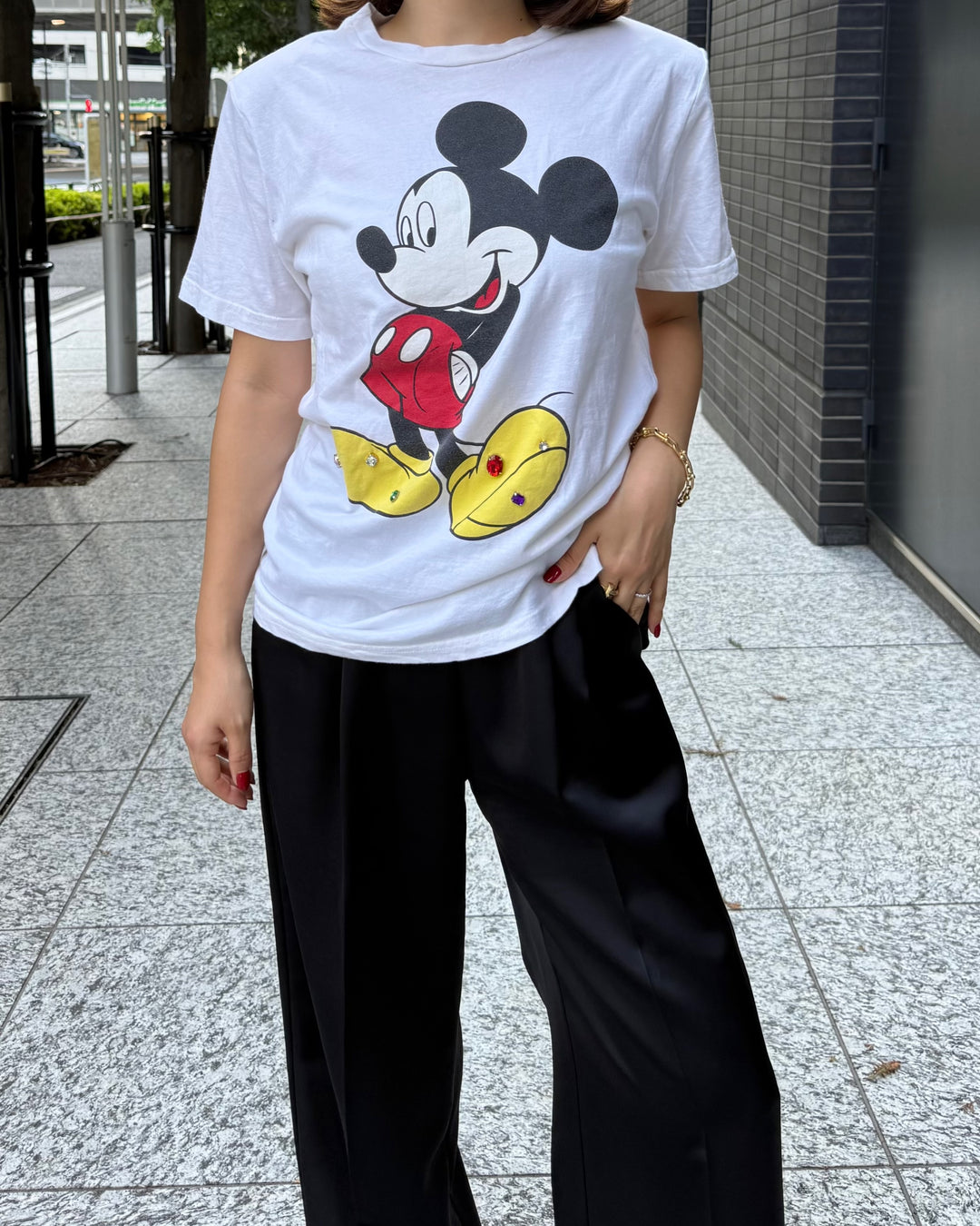 MICKEY CRYSTAL VINTAGE TEE