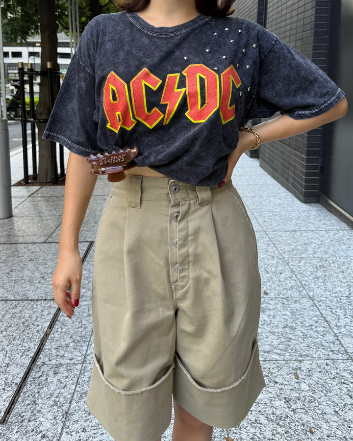 AC/DC STUDDED VINTAGE TEE
