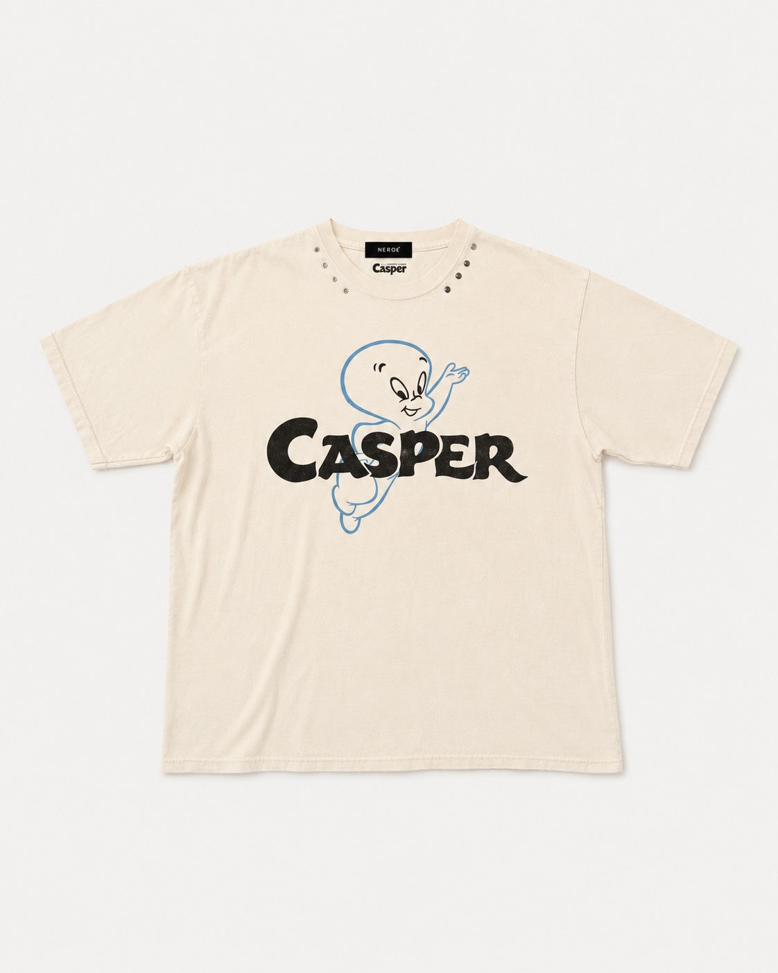 CASPER COLOR EYELET TEE