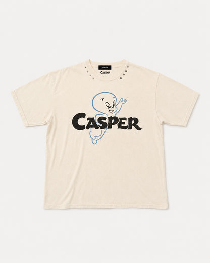 CASPER COLOR EYELET TEE