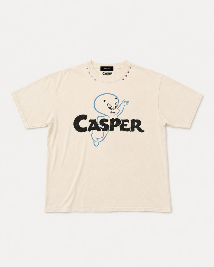 CASPER COLOR EYELET TEE