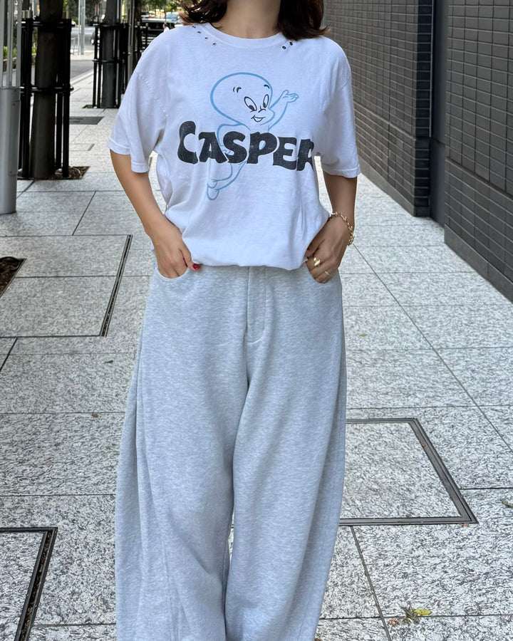 CASPER COLOR EYELET TEE