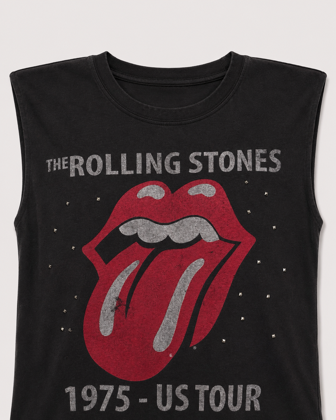 ROLLING STONES STUDS SLEEVELESS TEE