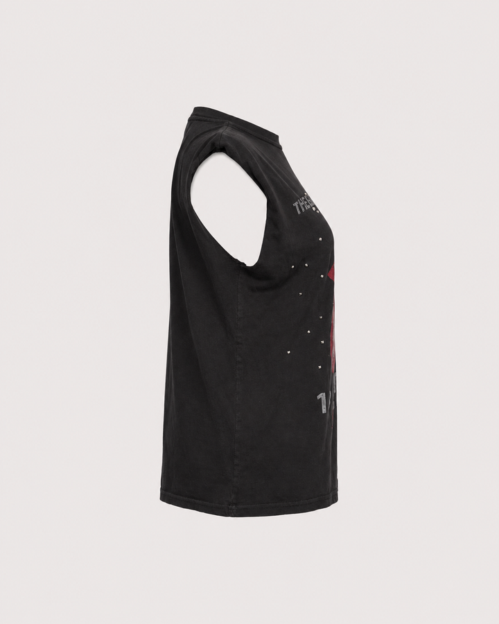 ROLLING STONES STUDS SLEEVELESS TEE