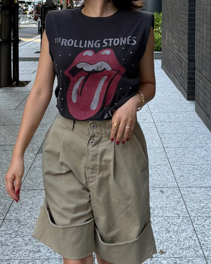 ROLLING STONES STUDS SLEEVELESS TEE