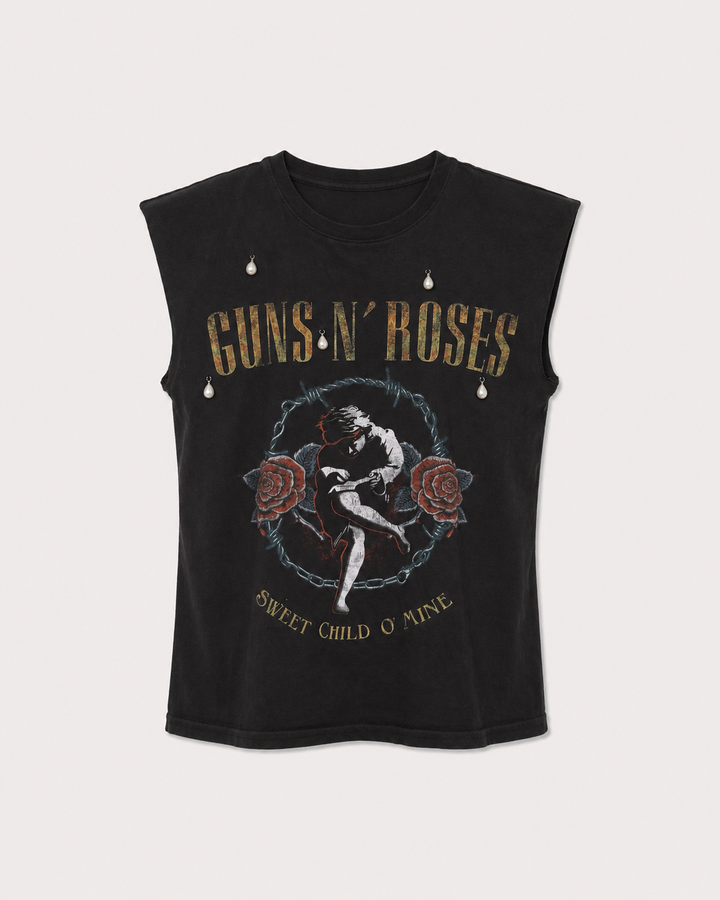 GUNS N’ ROSES DROP PEARL SLEEVELESS TEE