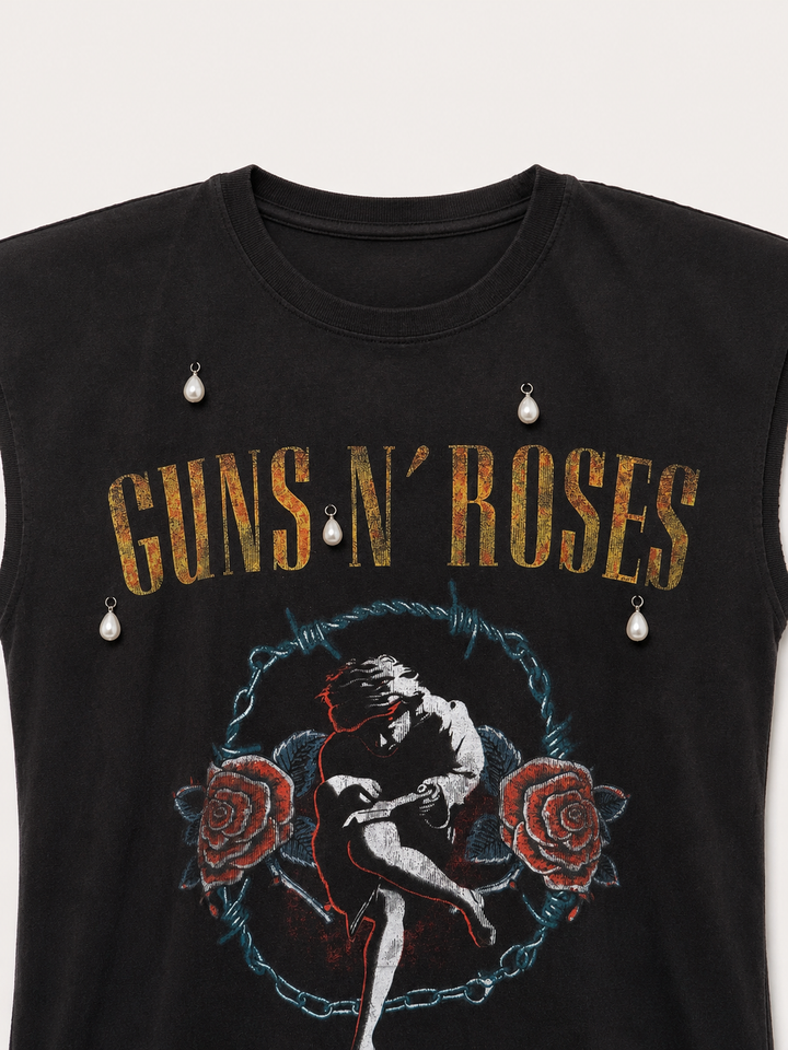 GUNS N’ ROSES DROP PEARL SLEEVELESS TEE