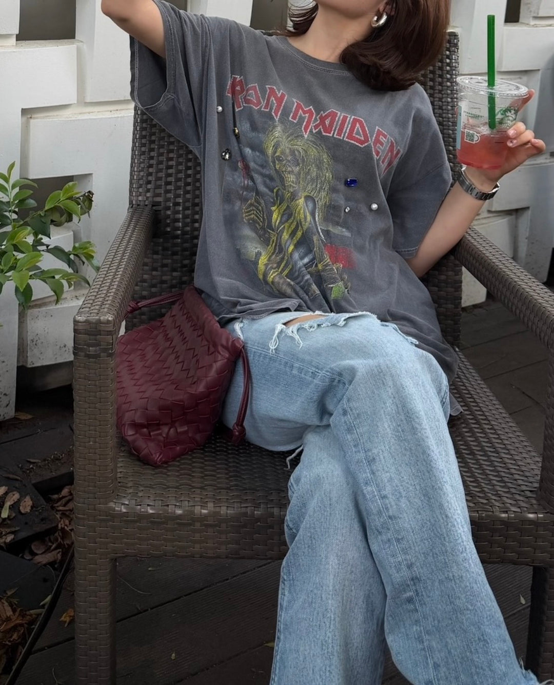 IRON MAIDEN BIJOU REMAKE TEE