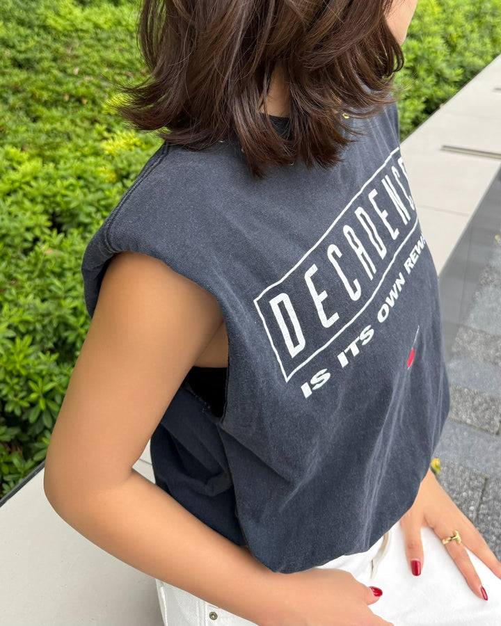 DECADENCE GROMMET REMAKE TEE