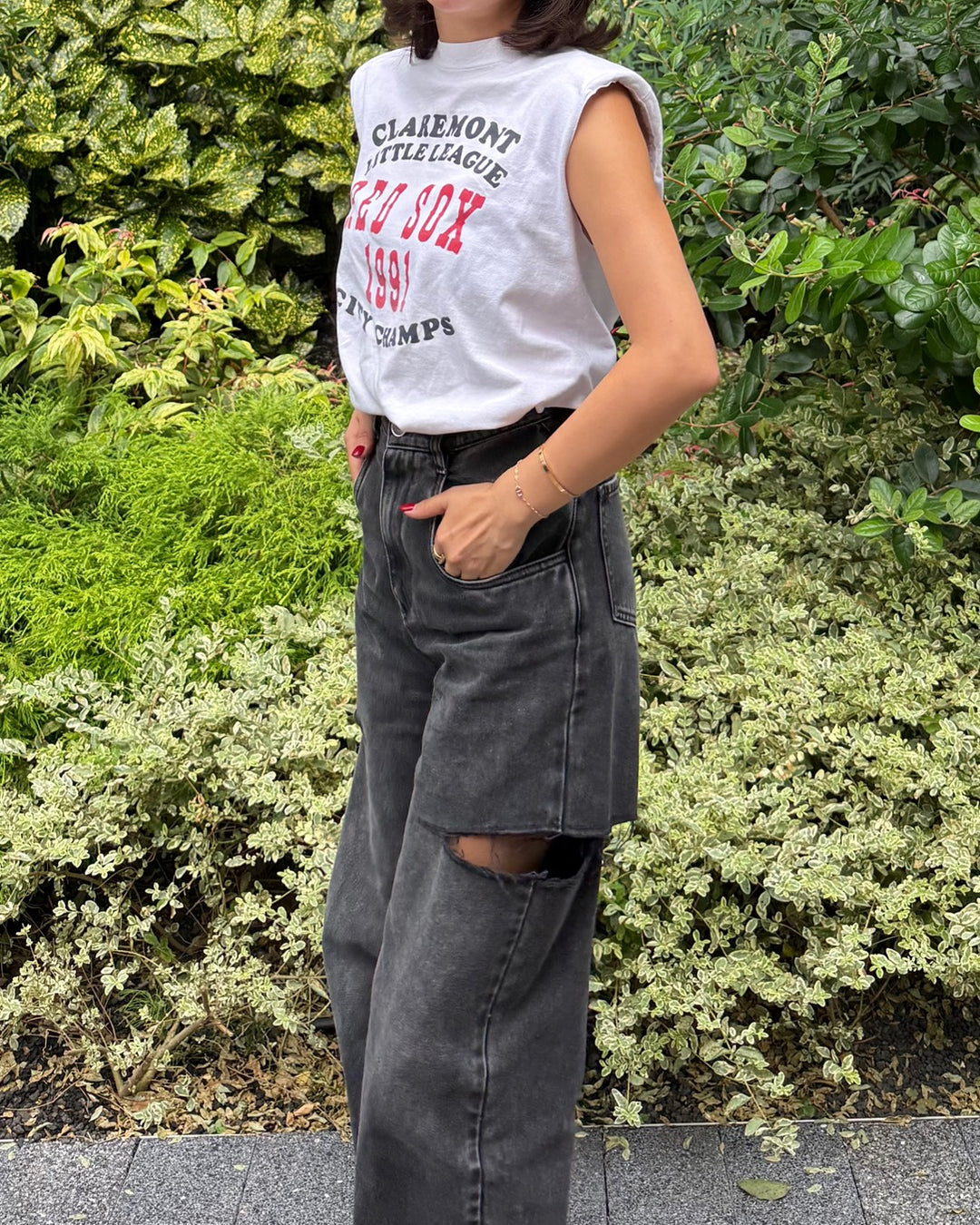 RED SOX SPARKLE REMAKE TEE