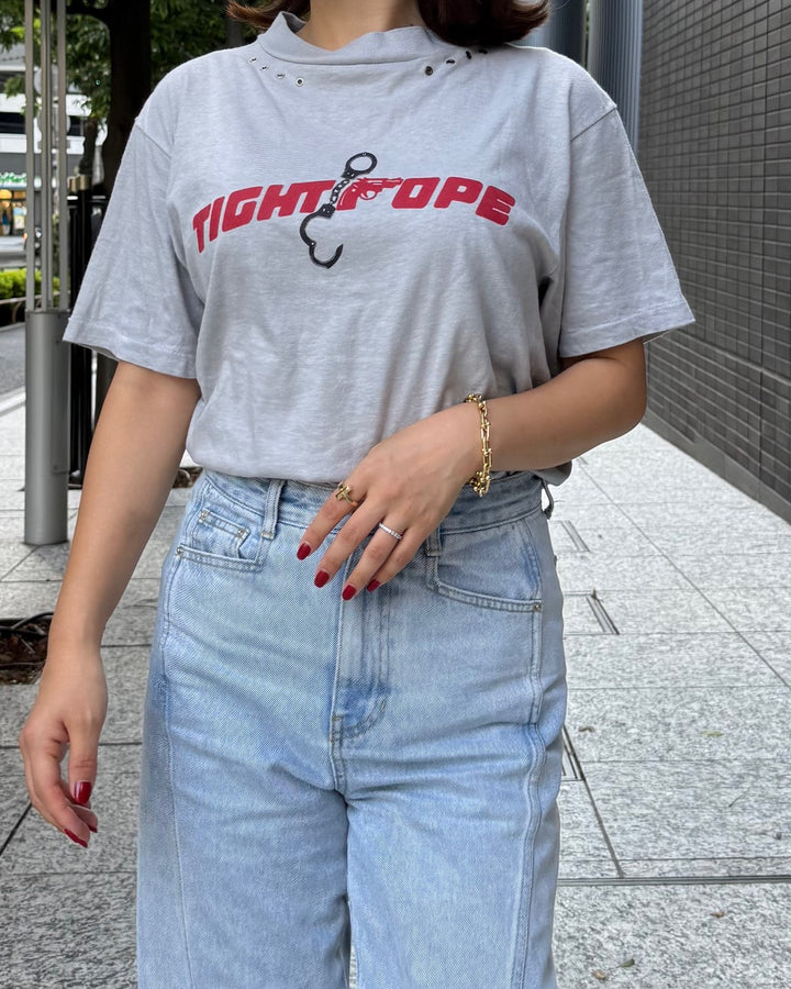 TIGHT ROPE EYELET REMAKE TEE