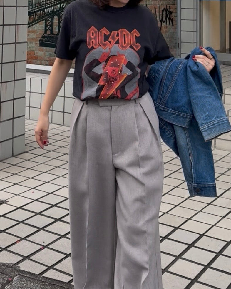 AC/DC STUDS LIGHTNING REMAKE TEE
