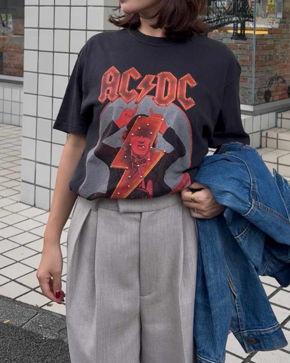 AC/DC STUDS LIGHTNING REMAKE TEE