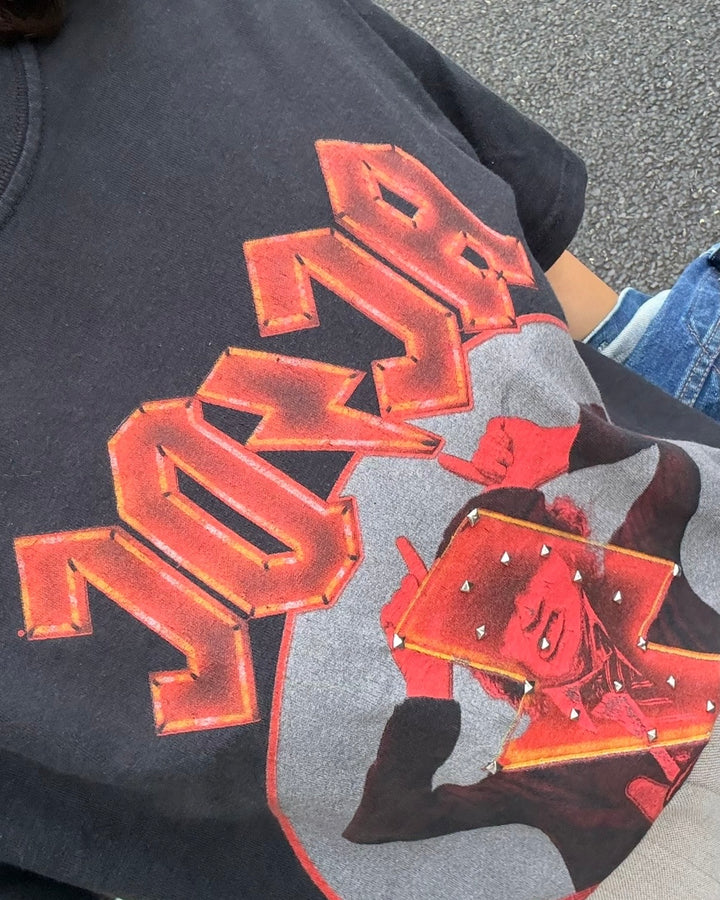 AC/DC STUDS LIGHTNING REMAKE TEE