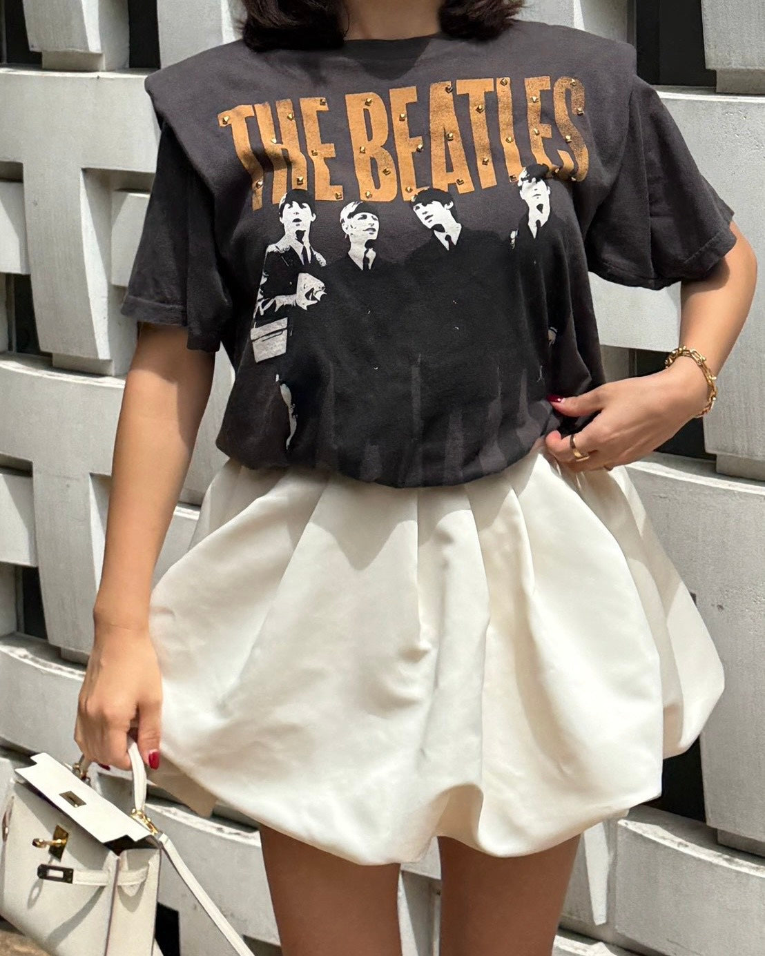 THE BEATLES GOLD STUD REMAKE TEE