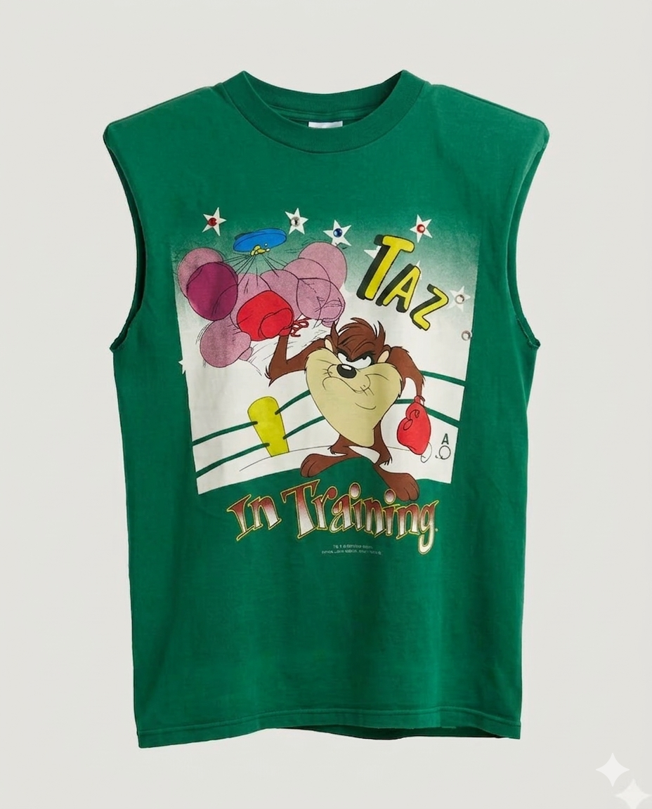 TAZ IN TRAINING BIJOU REMAKE TEE