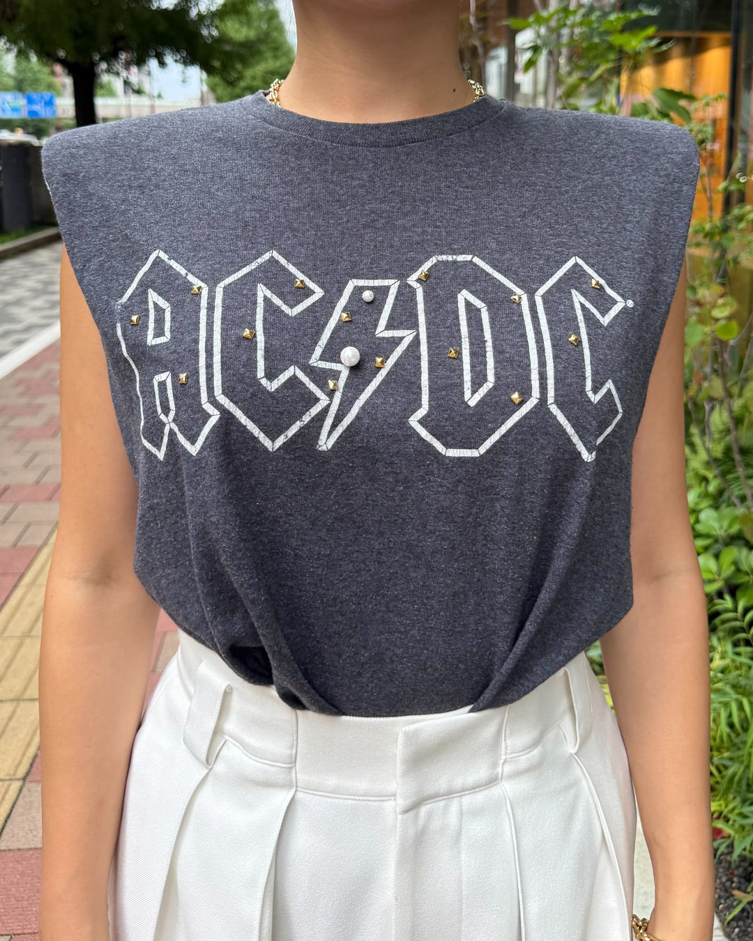 AC/DC LIGHTNING BIJOU REMAKE TEE