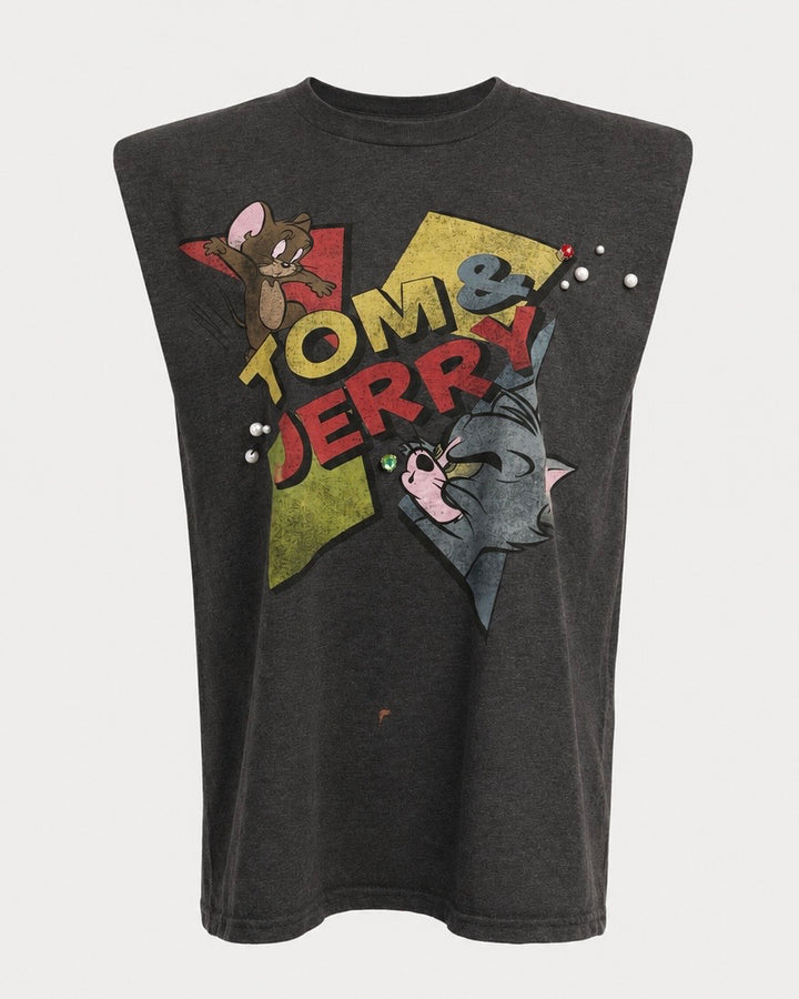 TOM &amp;amp; JERRY PEARL BIJOU REMAKE TEE