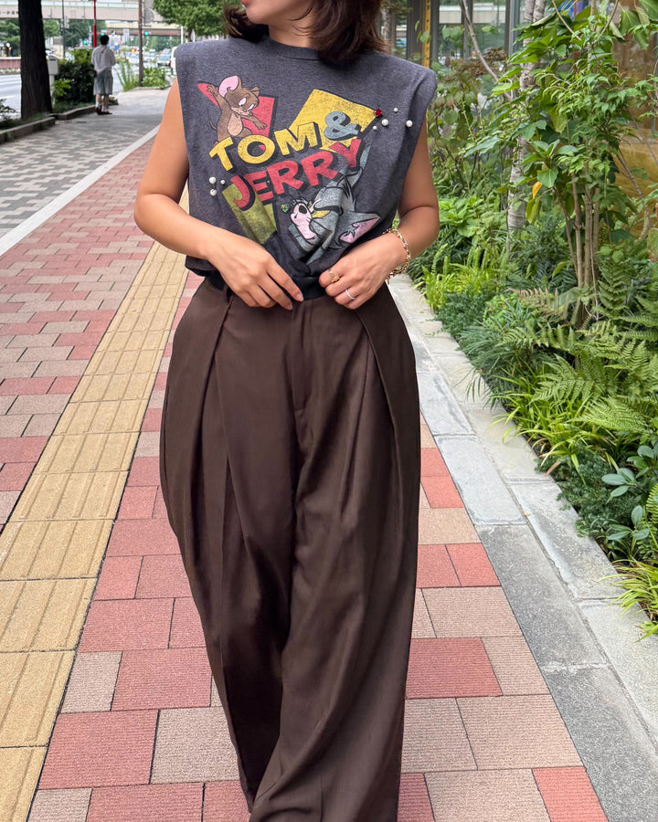 TOM &amp;amp; JERRY PEARL BIJOU REMAKE TEE