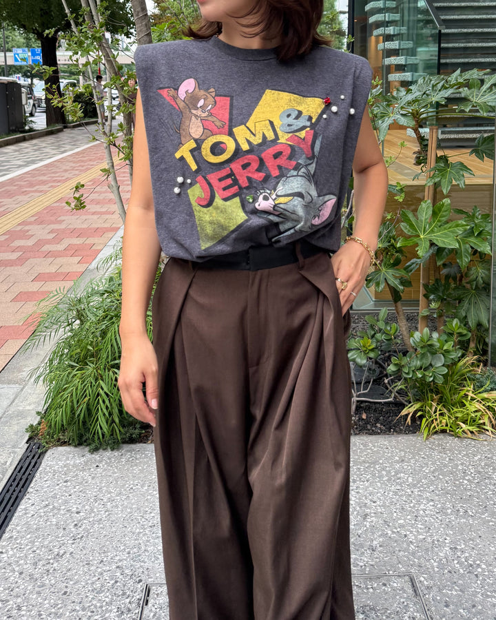 TOM &amp;amp; JERRY PEARL BIJOU REMAKE TEE