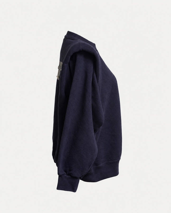 NAVY PEARL BIJOU GRACE SHOULDER SWEAT