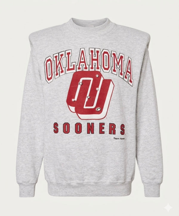 OKLAHOMA CLEAR BIJOU PEARL REMAKE SWEAT