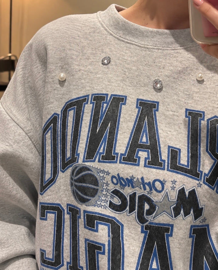 ORLANDO MAGIC VINTAGE JEWEL REMAKE SWEAT