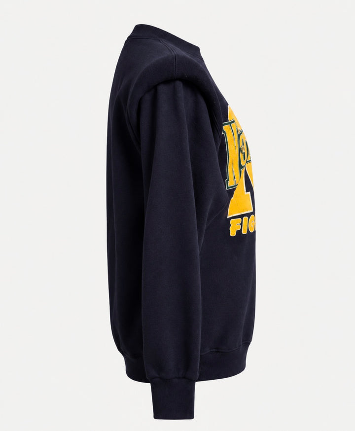NOTRE DAME JEWEL SHOULDER SWEATSHIRT