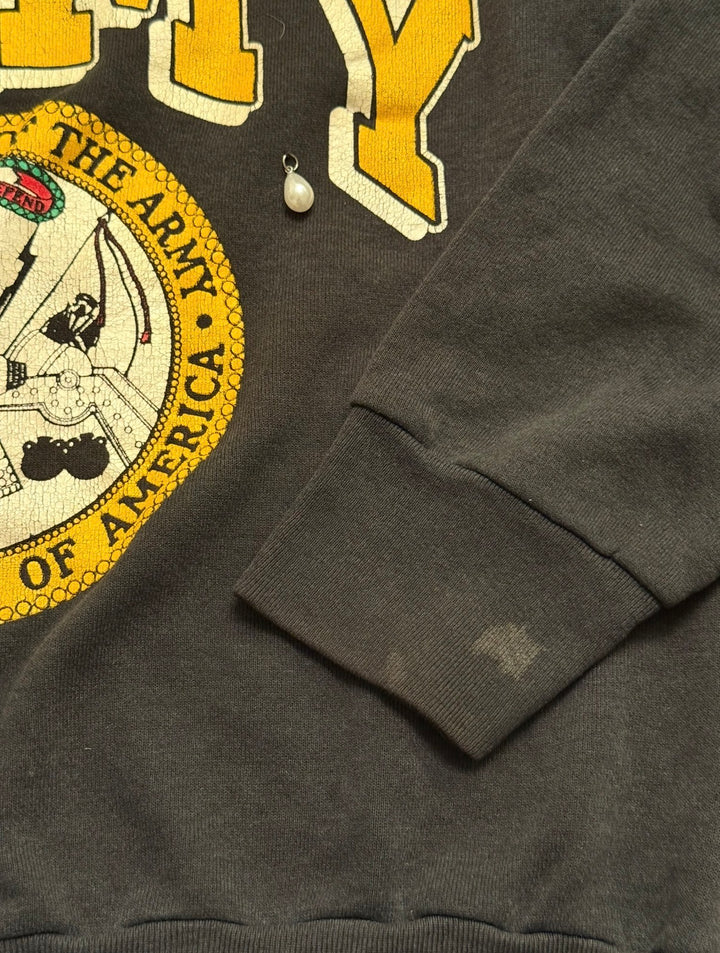 ARMY VINTAGE PEARL SHOULDER REMAKE SWEAT