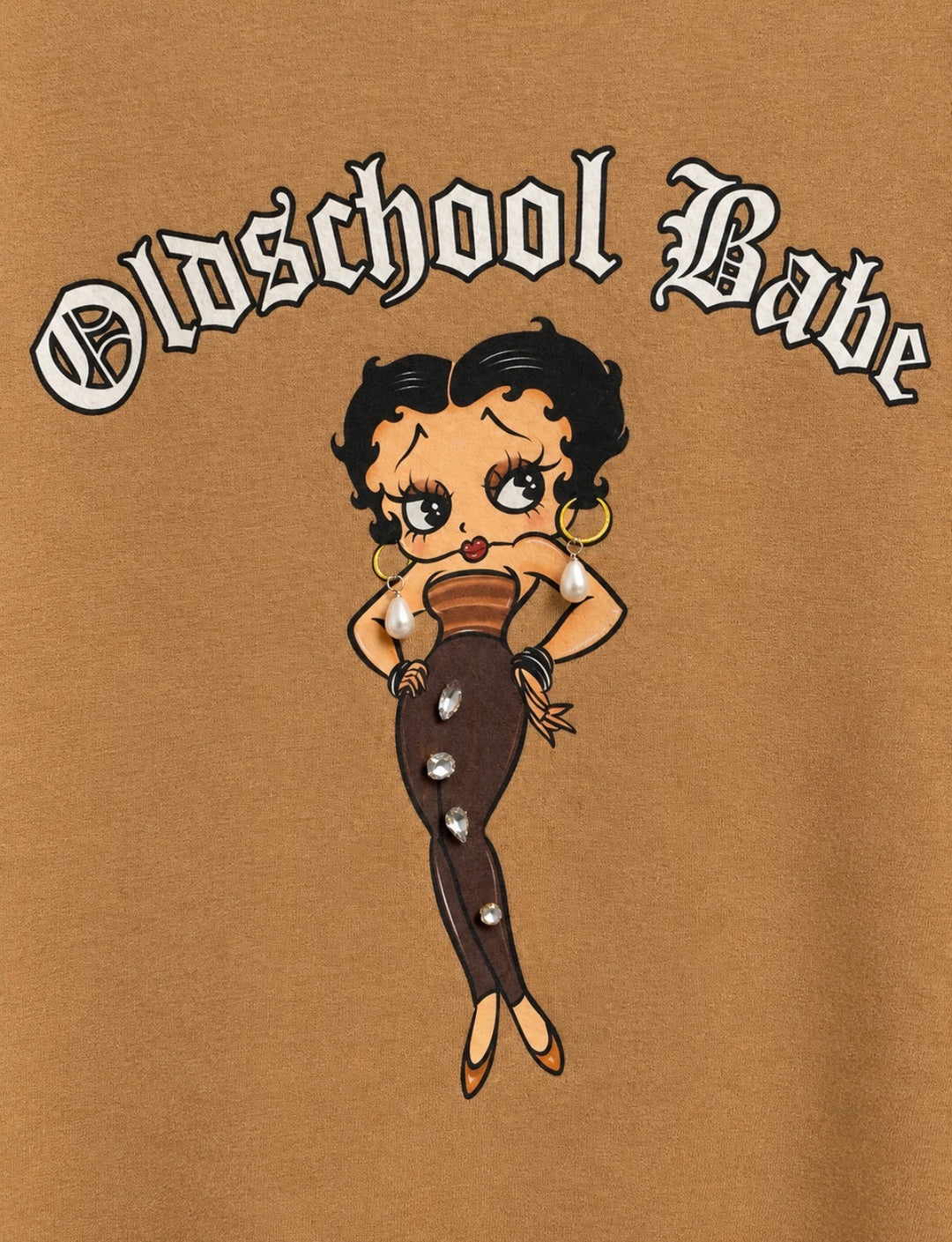 BETTY BOOP OLD SCHOOL BABE GRACE SHOULDER SWEAT
